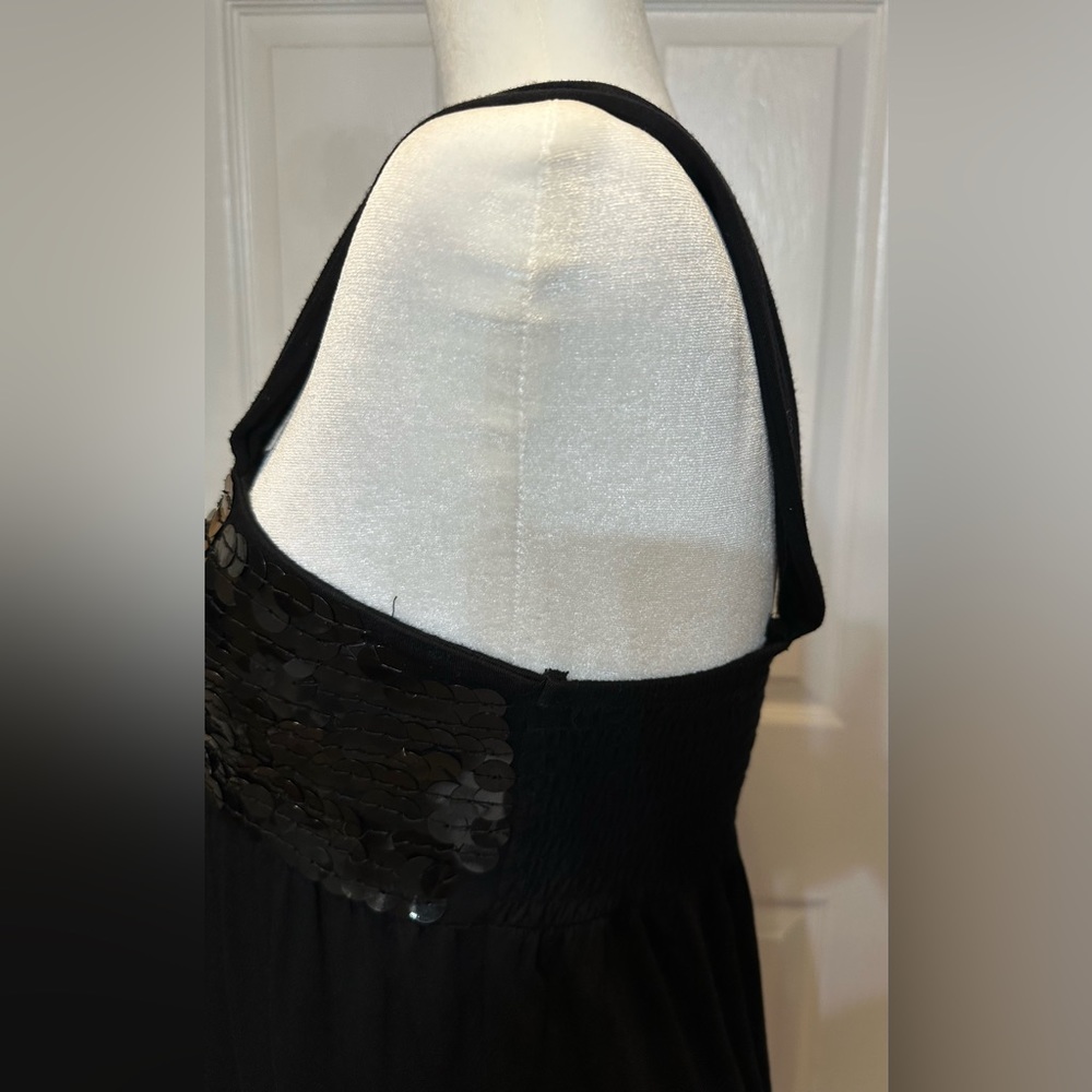 Kensie Top black sequin studded size medium - Picture 6 of 9